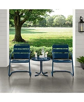 Crosley Brighton 3 Piece Metal Conversation Seating Set