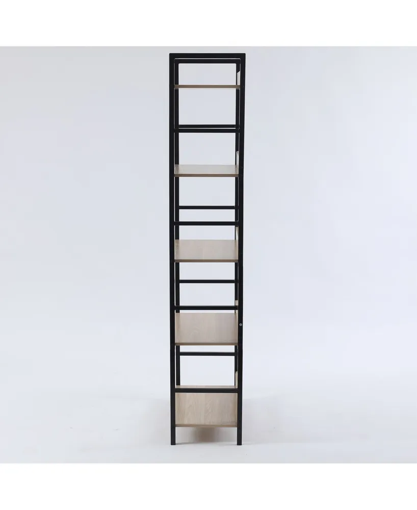 Luxen Home Wood and Metal 63" Height 5-Tier Etagere