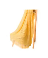 Battilo Light Weight Knit Patterned Throw