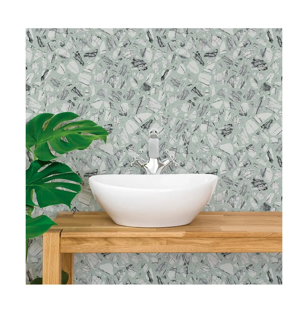 Tempaper Speckled Terrazzo Peel and Stick Wallpaper