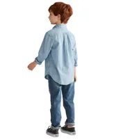 Polo Ralph Lauren Toddler and Little Boys Cotton Chambray Shirt