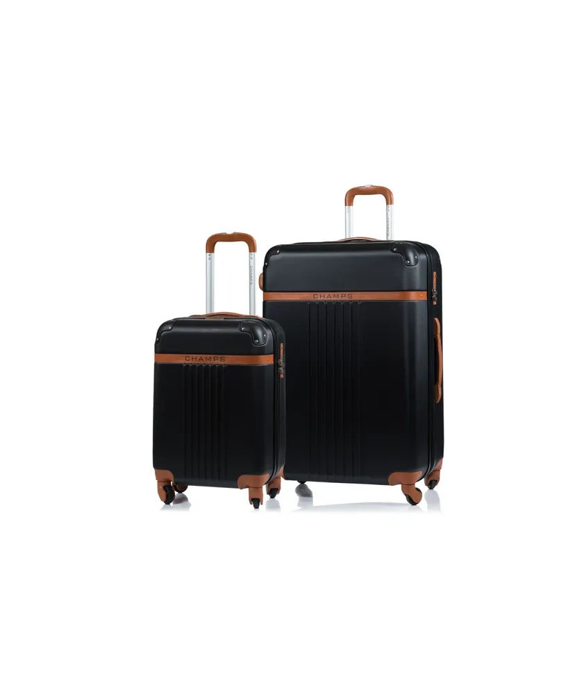 Champs 2-Pc. Vintage Hardside Luggage Set