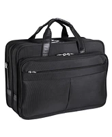 McKlein Walton, 17" Expandable Double Compartment Laptop Briefcase