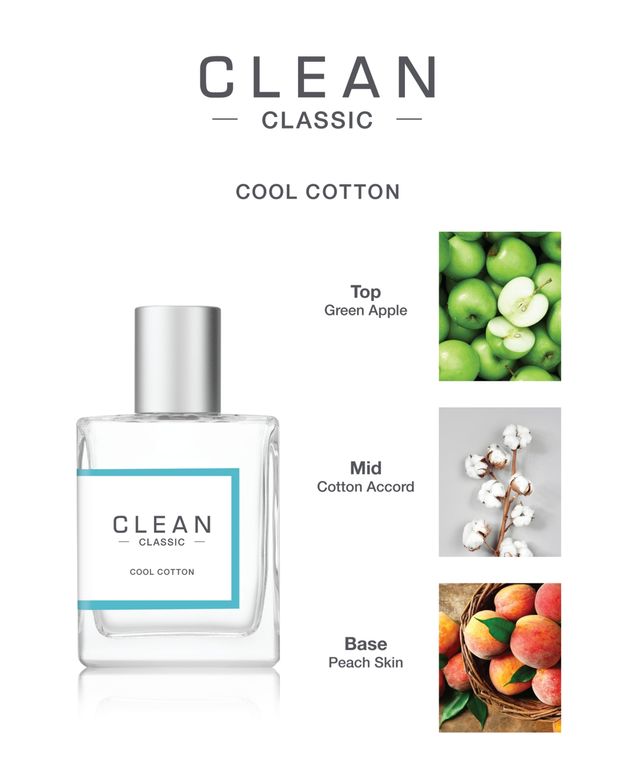 Clean Fragrance Classic Cool Cotton Fragrance Spray, 1-oz.