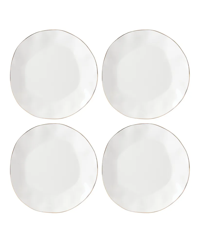 Lenox Blue Bay Dinner Plate Set/4 White