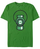 Fifth Sun Dc Men's Green Lantern Logo Short Sleeve T-Shirt