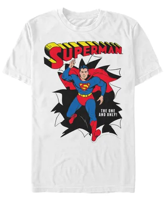 Fifth Sun Dc Men's Superman Running Pose Short Sleeve T-Shirt