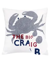 Crab 20" x 20" Decorative Pillow