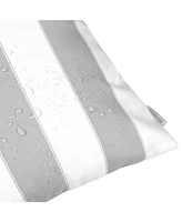 Homey Cozy Olivia Stripe Indoor/Outdoor 2-Pack Decorative Pillows, 20" x