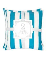 Homey Cozy Olivia Stripe Outdoor Pillow