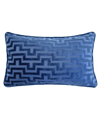 Homey Cozy Jasmine Modern Maze Rectangle Decorative Throw Pillow