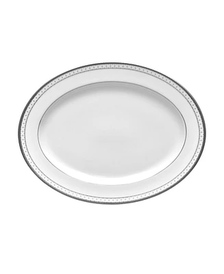 Noritake Rochester Platinum Oval Platter, 16"