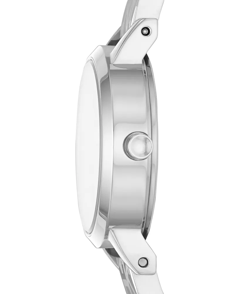 Dkny Women's Soho Stainless Steel Bangle Bracelet Watch 24mm
