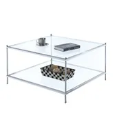 Convenience Concepts Royal Crest Square Coffee Table