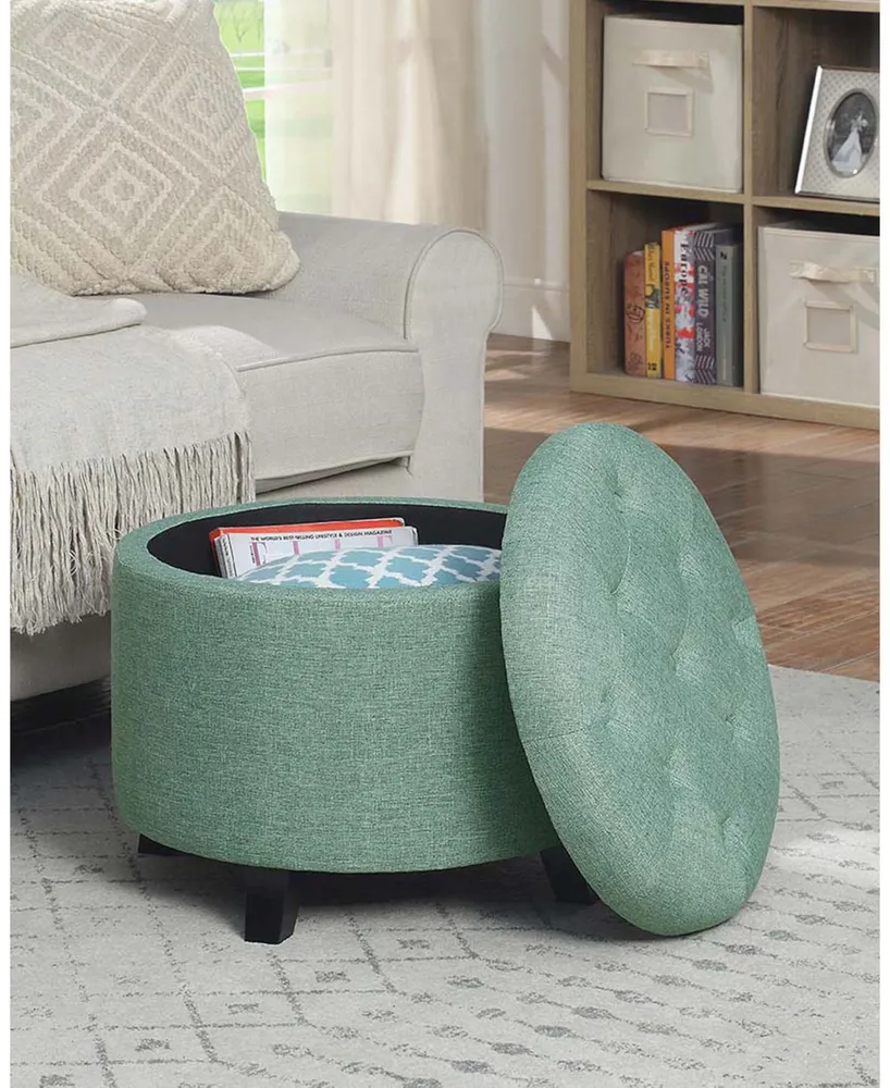 Convenience Concepts Designs4Comfort Round Ottoman