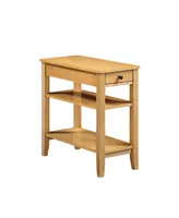 Convenience Concepts American Heritage Three Tier End Table With Drawer