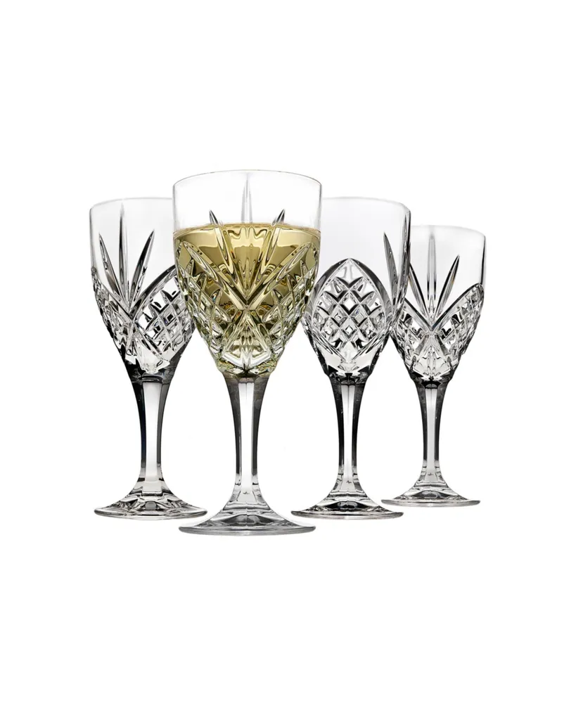 Godinger Dublin White Wine Glasses, Set of 4
