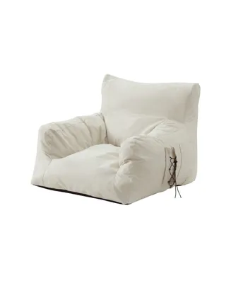 Loungie Comfy Nylon Foam Lounge Chair