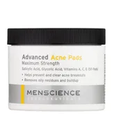 Menscience Advanced Acne Pads Face & Body For Men, 50 pads