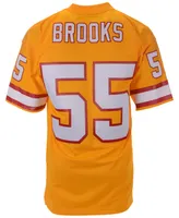 Men's Mitchell & Ness Derrick Brooks Orange Tampa Bay Buccaneers Legacy Replica Jersey