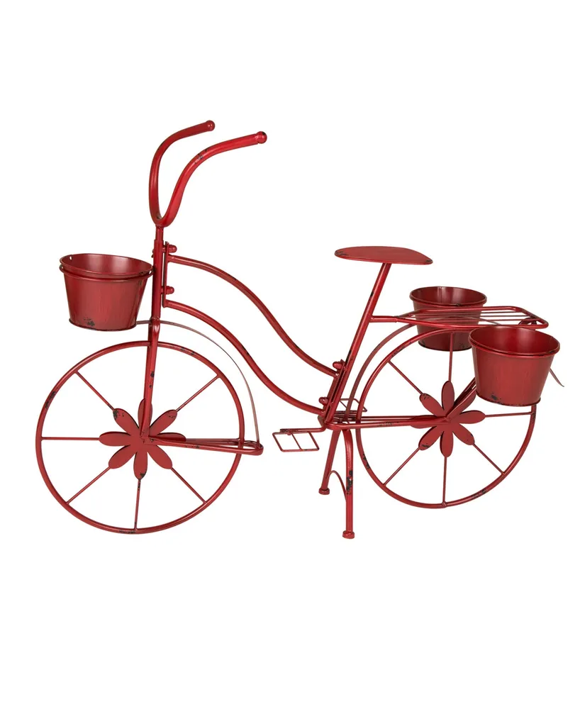 Glitzhome Metal Bicycle Planter