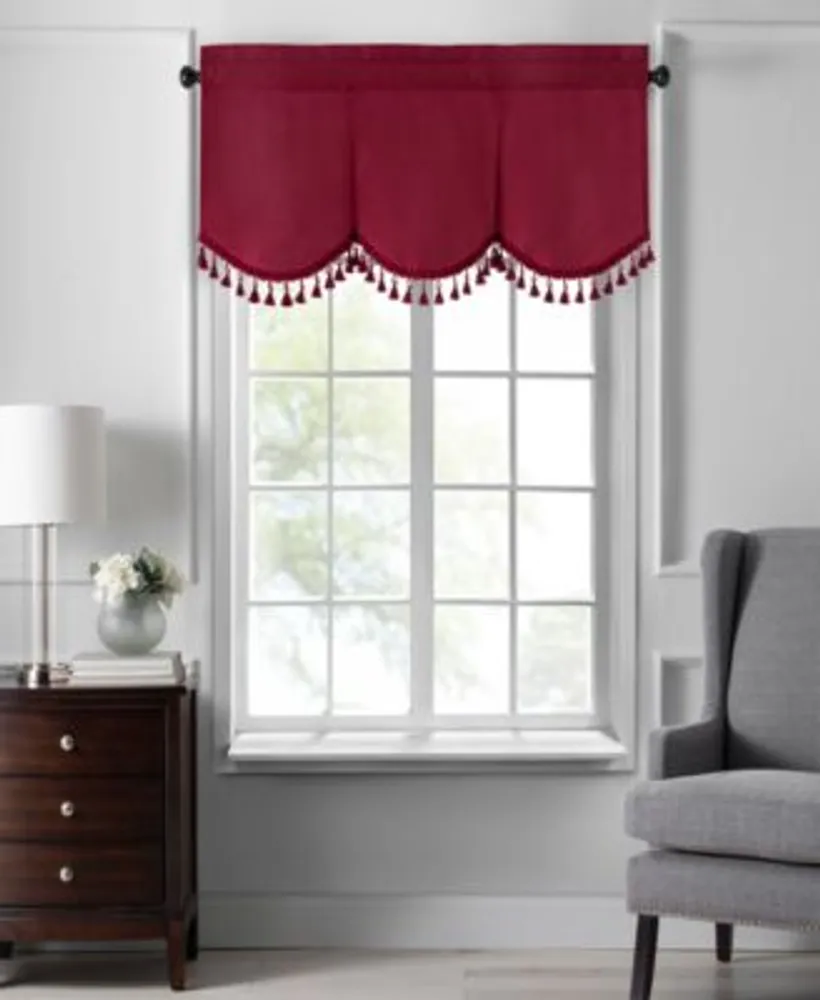 Colette Faux Silk Blackout Curtain Valance Collection