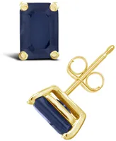 Sapphire (1-3/8 ct. t.w.) Stud Earrings in 14k Yellow Gold