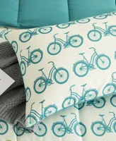 Unikome Printed Reversible Down Alternative Year Round 3-Piece Comforter Set, King