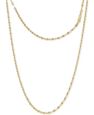 Giani Bernini Disco Link 18" Chain Necklace in 24k Gold-Plated Sterling Silver, Created for Macy's