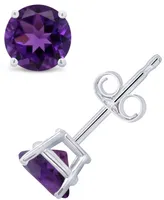 Amethyst (9/10 ct. t.w.) Stud Earrings 14K White or Yellow Gold