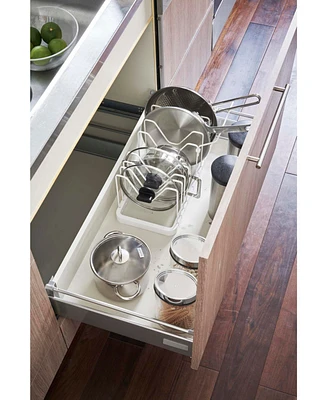 Tower Adjustable Pot Lid Frying Pan Organizer
