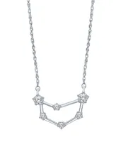 Diamond (1/5 ct. t.w.) Constellation Pendant 18" Necklace in Sterling Silver