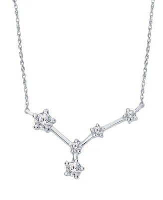 Diamond (1/5 ct. t.w.) Constellation Pendant 18" Necklace Sterling Silver