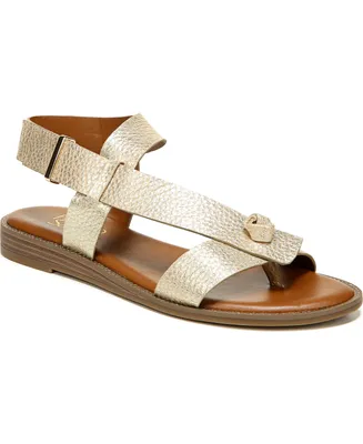 Franco Sarto Women's Glenni Hidden Adjustable Strap Flat Sandals