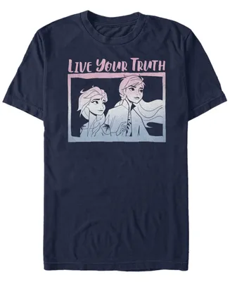 Fifth Sun Men's Live Your Truth Short Sleeve Crew T-shirt