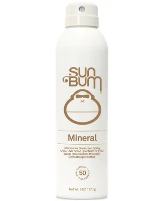 Sun Bum Mineral Continuous Sunscreen Spray Spf 50, 6 oz.
