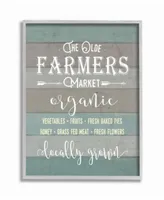 Stupell Industries Olde Farmers Market Gray Framed Texturized Art Collection