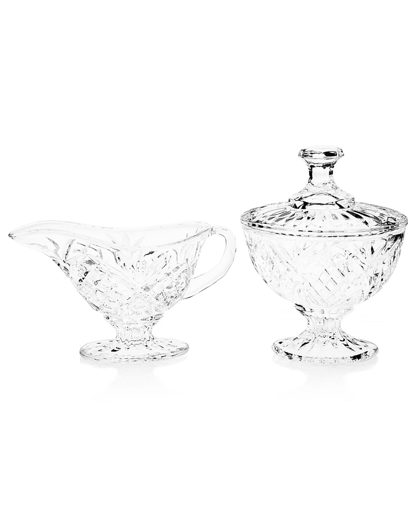 Godinger Serveware, Dublin Sugar Bowl & Creamer