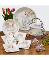 Certified International Sweet Bunny 4-Pc. Dinner Plate