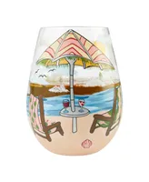 Enesco Lolita Beach Please Stemless Wine Glass