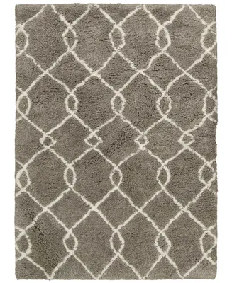 Long Street Looms Cresto CRE02 Mocha 5' x 7' Area Rug