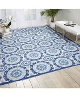 Long Street Looms Shady Brights SHA16 7'9" x 10'10" Outdoor Area Rug