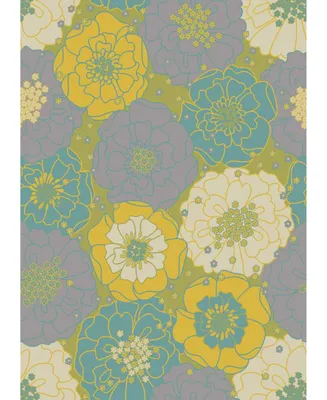 Long Street Looms Backyard BAC021 4'3" x 6'3" Outdoor Area Rug