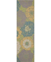 Long Street Looms Backyard BAC021 2'3" x 8' Runner Rug