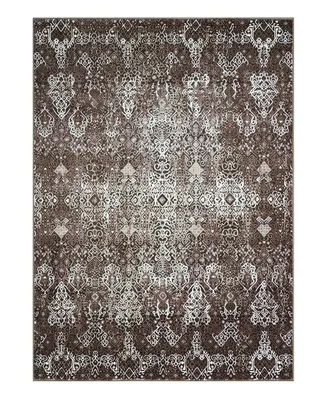 Long Street Looms Fate FAT04 Mocha 5'3" x 7'4" Area Rug