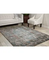 Long Street Looms Fate FAT04 Blue 3'9" x 5'9" Area Rug