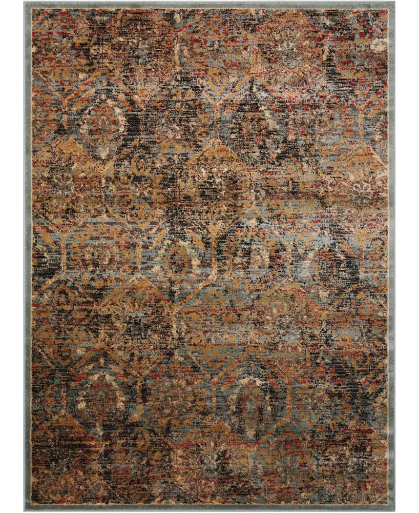 Long Street Looms Modino MOD06 Blue 5'3" x 7'3" Area Rug