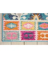 Long Street Looms Zeal ZEA02 Multi 3'9" x 5'9" Area Rug