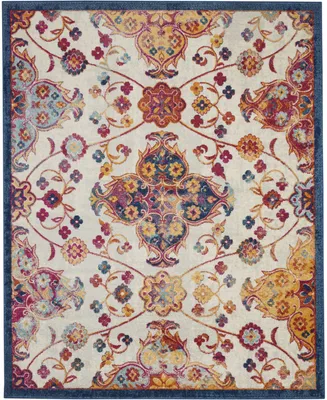 Long Street Looms Antique ANT04 Ivory 7'10" x 9'10" Area Rug