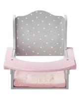 Olivia's Little World Polka Dots Princess Baby Doll High Chair